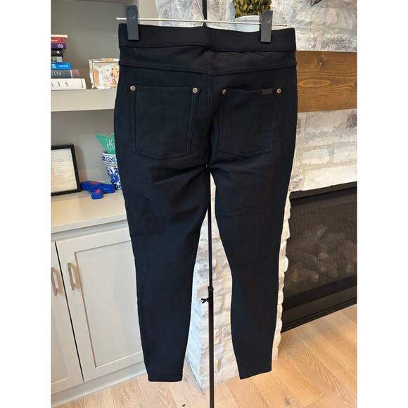 HUE Women's Black Ultra Soft Fleece Lined Denim Leggings Size S - Picture 5 of 8